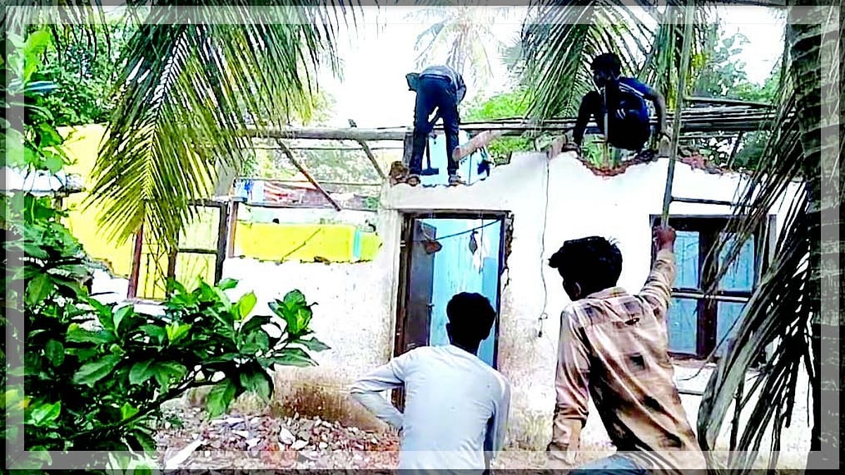 Three illegal structures demolished
in Calangute following HC directives