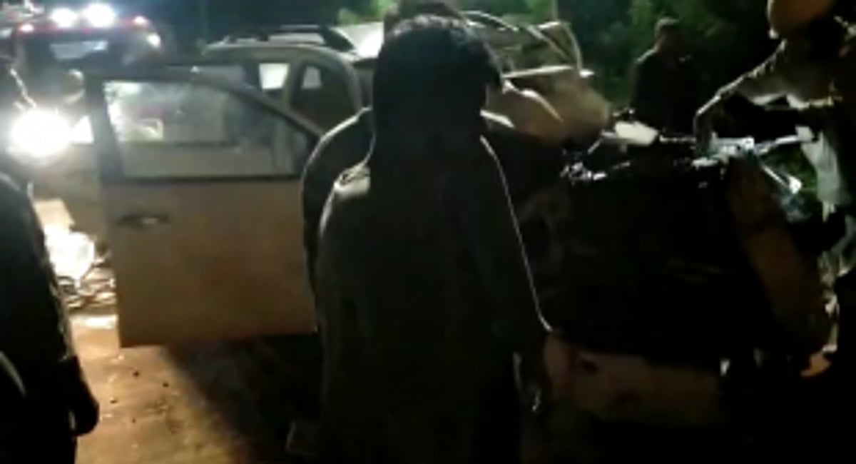 Three injured in an accident at Dhargal