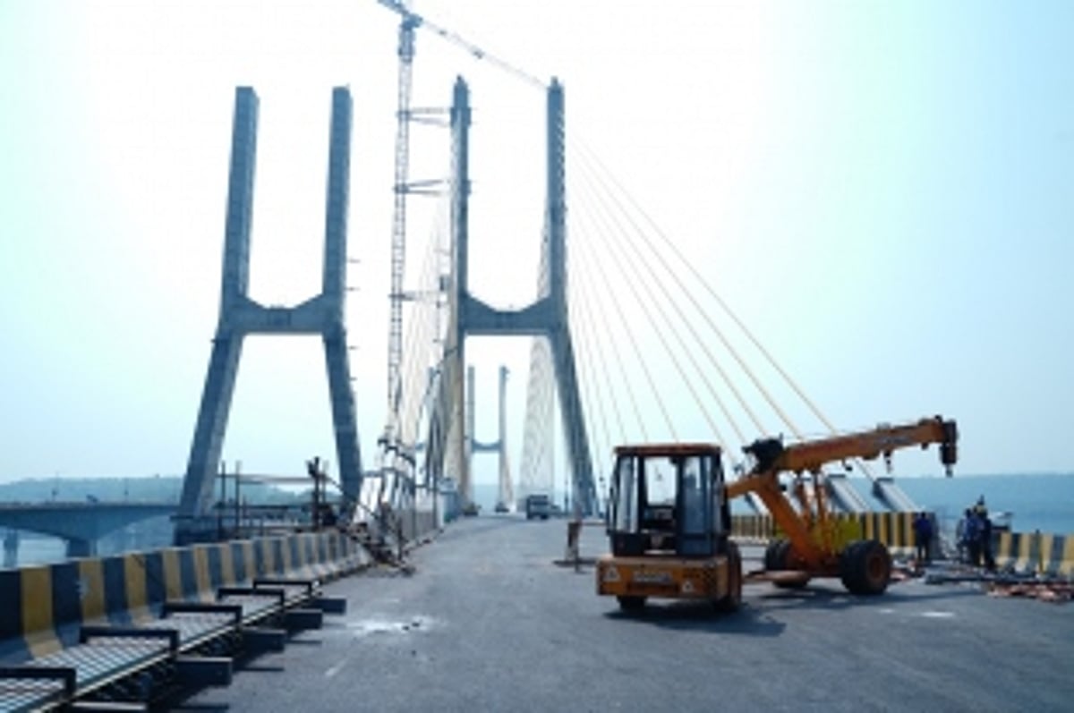 Three lanes of New Zuari Bridge to be used for traffic from South to North