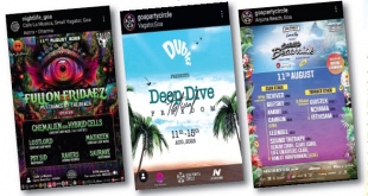 Three of the clubs ordered to be sealed have announced trance parties during the Independence Day holiday