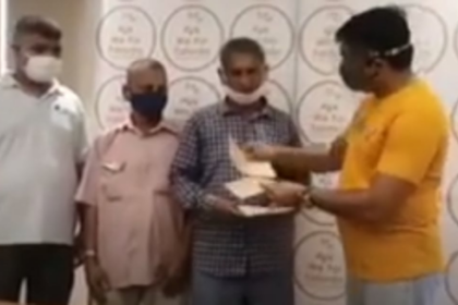 Three rickshaw owners  compensated for loss