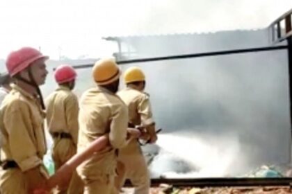 Three workers hurt after garbage segregation site at Dabolim catches fire