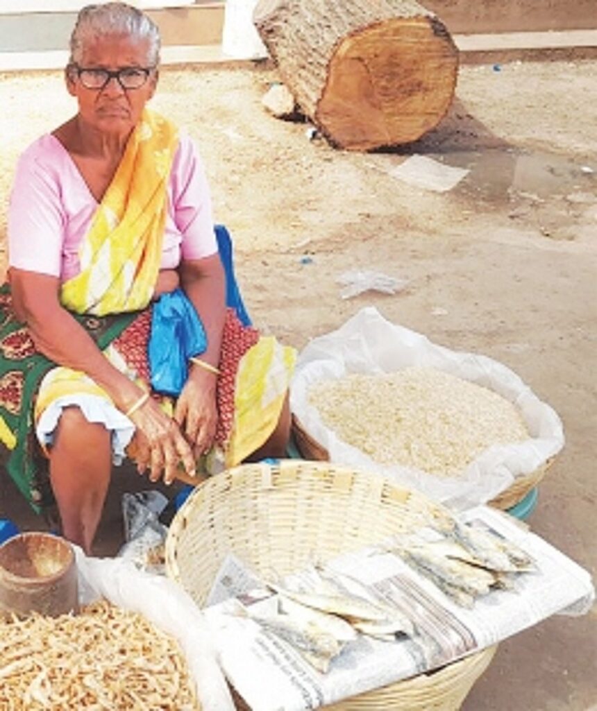 Through hardships and hope, this dry fish seller   defied all odds to provide for her family