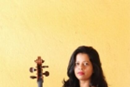 Through the music in her heart