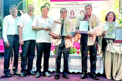 Tiatr awards: Sawaikar lauds tiatr’s role in social change, calls for youth mentorship