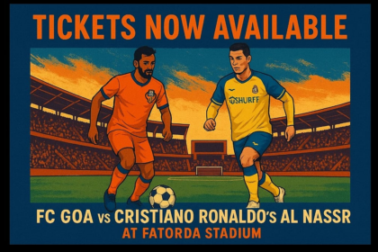 Tickets Now Available for FC Goa vs Cristiano Ronaldo’s Al Nassr Match at Fatorda Stadium