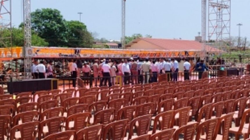 Tight Security in Place for Amit Shah's Visit to Mapusa 1 Tight Security in Place for Amit Shah's Visit to Mapusa