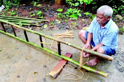 Timeless, sturdy and sustainable: Dayanand Pednekar swears by his handcrafted bamboo ladders