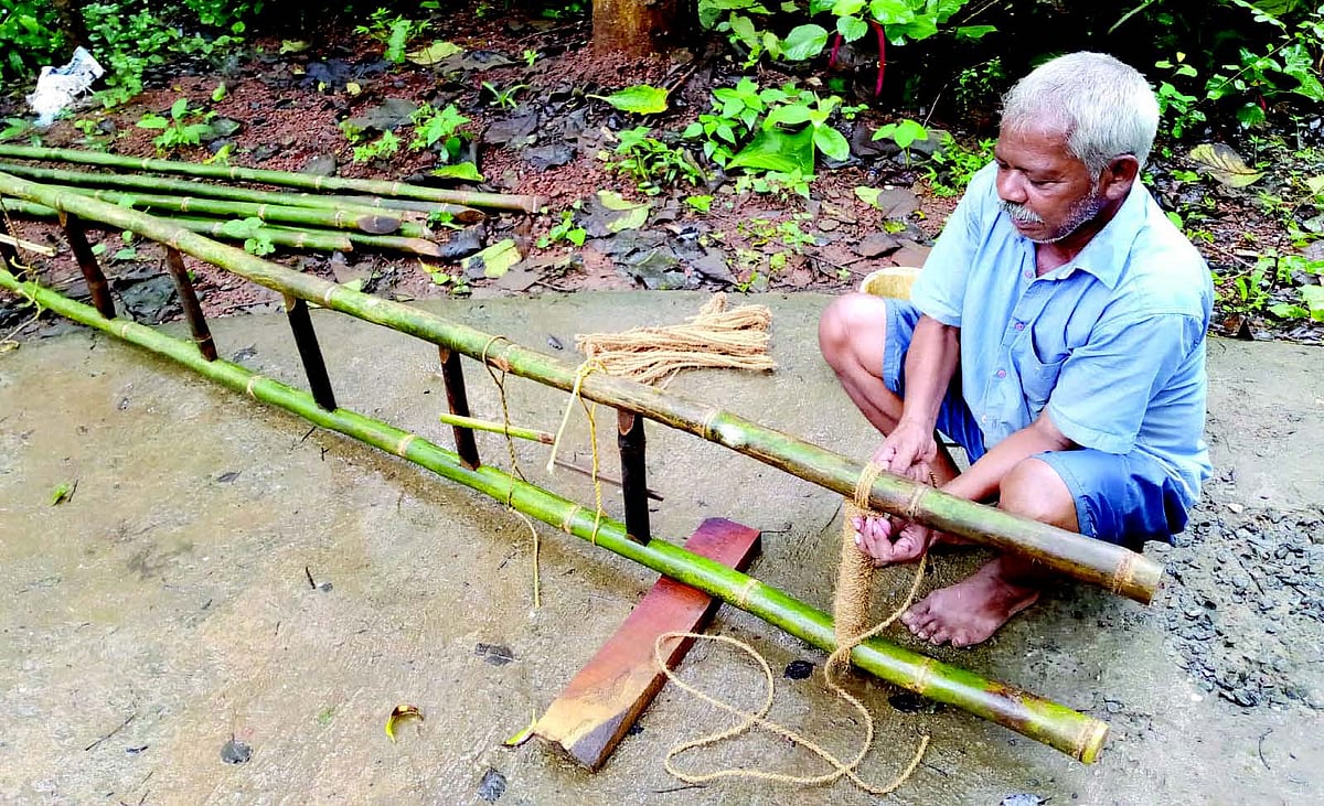 Timeless, sturdy and sustainable: Dayanand Pednekar swears by his handcrafted bamboo ladders