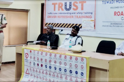 Tiswadi Muslim Welfare Society Kicks Off Month-Long Road Safety Campaign