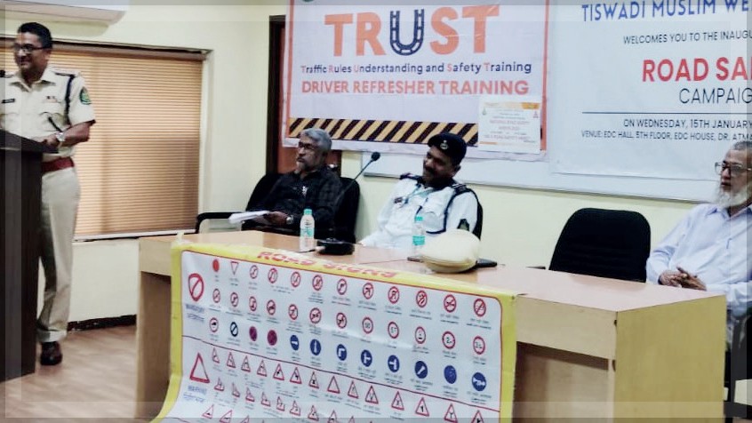 Tiswadi Muslim Welfare Society Kicks Off Month-Long Road Safety Campaign