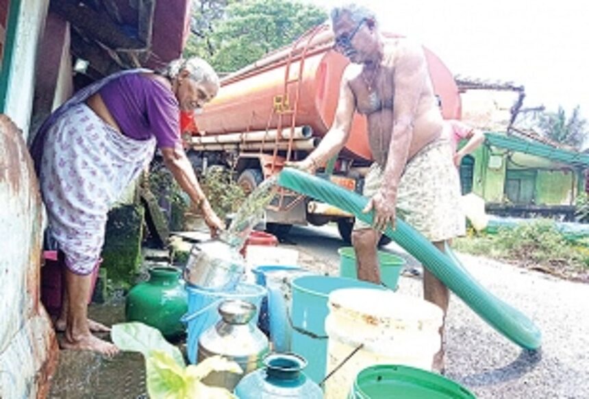 Tiswadi residents left dry as PWD cuts off water supply