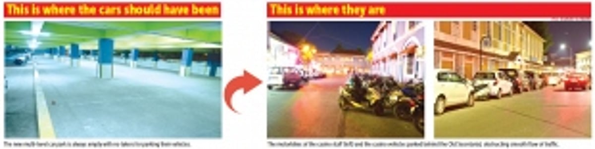 To get parking outside casinos: still a game of luck