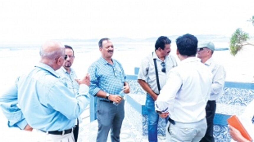 Tourism Dept inspects Hollant, Velsao, Cansaulim beaches 1 Tourism Dept inspects Hollant, Velsao, Cansaulim beaches