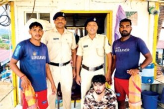 Tourist police save two  tourists from drowning