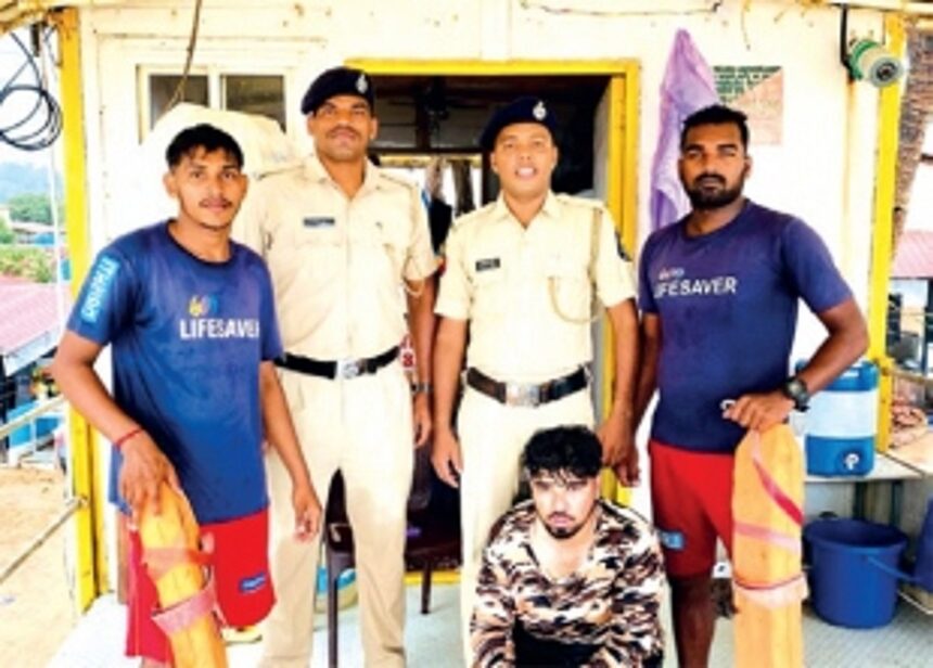 Tourist police save two  tourists from drowning