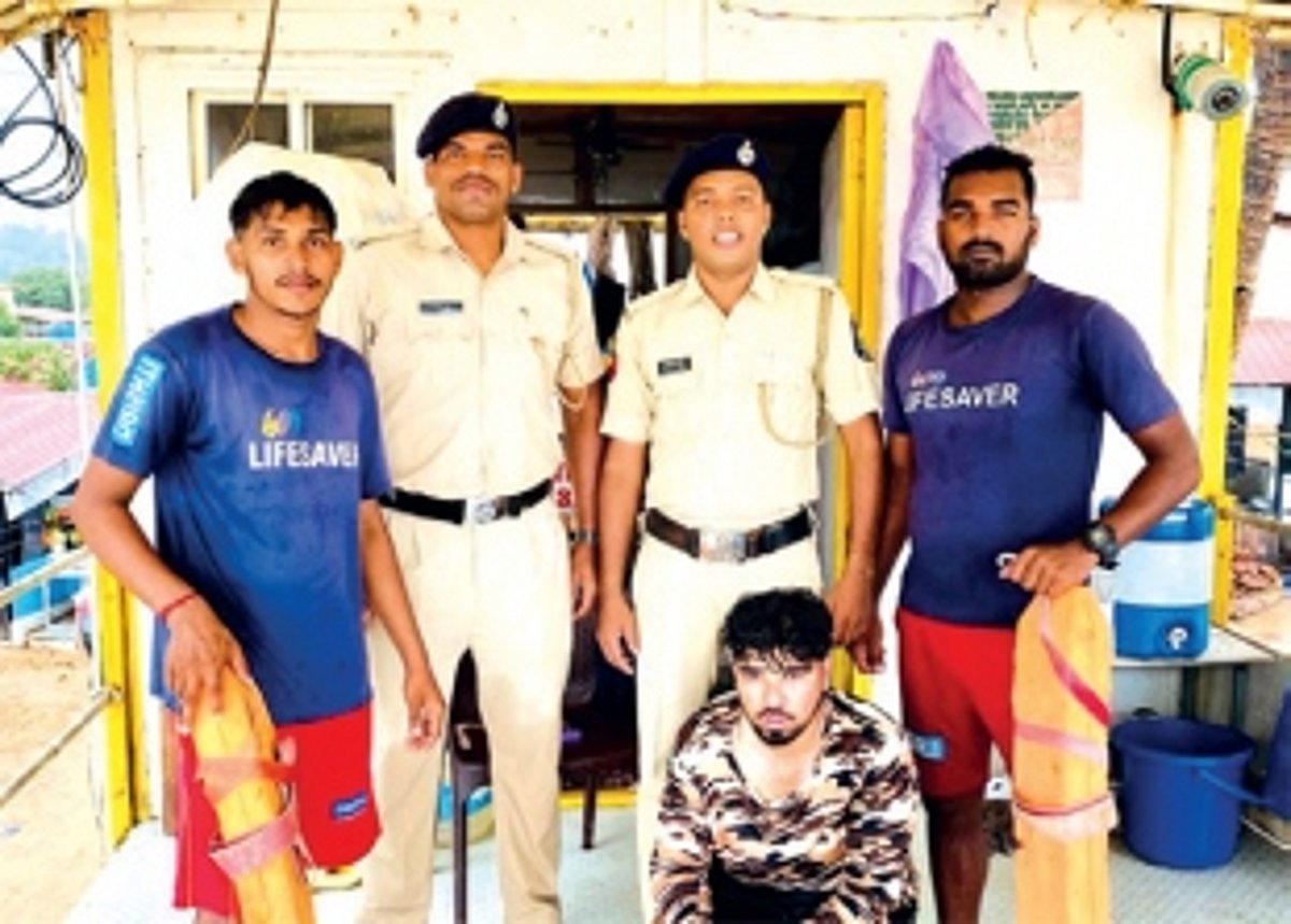 Tourist police save two  tourists from drowning