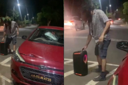 Tourist's Chaotic Road Behaviour in Siolim-Morjim Draws Attention to Drunk Driving Menace