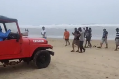 Tourists asked to keep out of the water, as high waves lash Baga