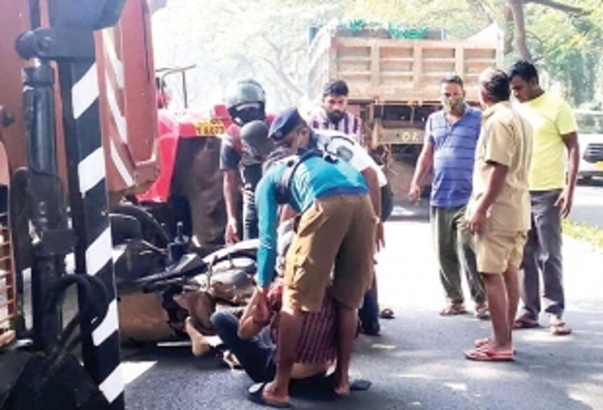 Tourists escape tree crash; Girl hit  by truck, sustains serious injuries