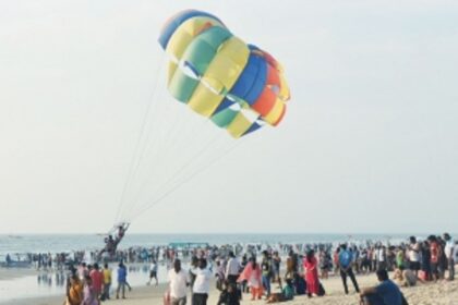 Tourists relish tranquility  of South Goa beaches
