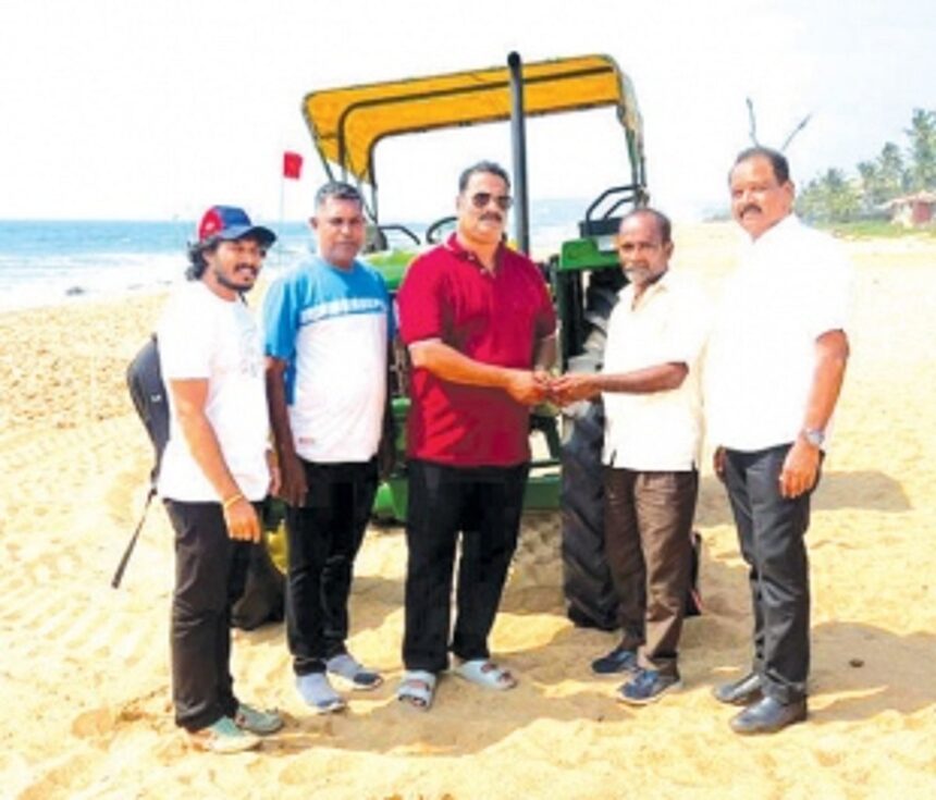 Tractor to collect sewage from shacks in Calangute 1 Tractor to collect sewage from shacks in Calangute