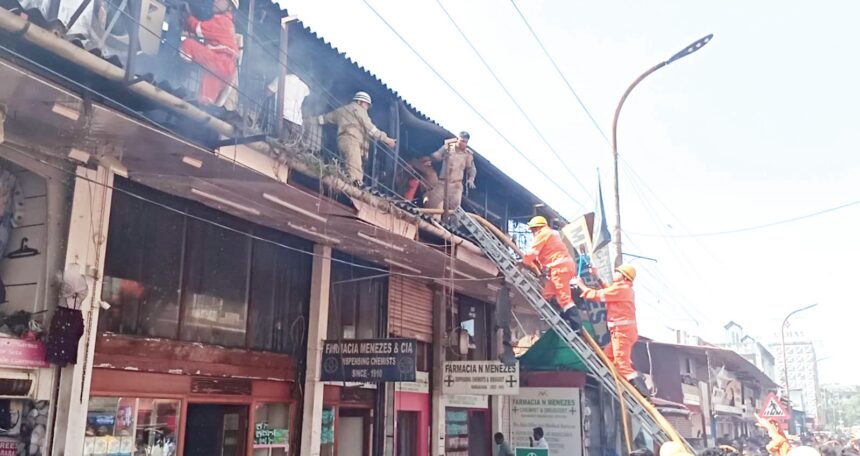 Traders sound alarm over fire safety, parking crisis
at Margao’s New Market