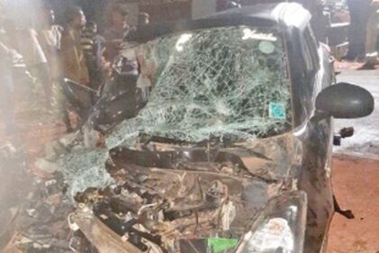 Traffic cop killed, 4 other policemen hurt  in collision with truck at Canacona