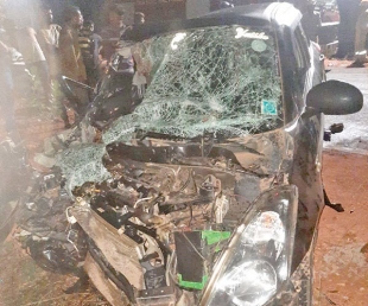 Traffic cop killed, 4 other policemen hurt  in collision with truck at Canacona