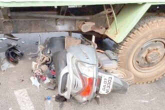 Traffic cop killed, wife injured in fatal mishap at Gaundalim