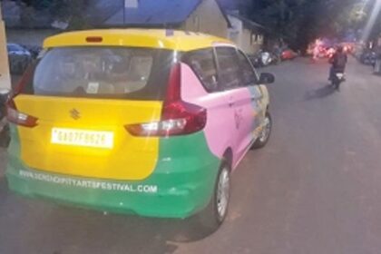 Traffic police detain modified vehicles of Serendipity Arts Festival