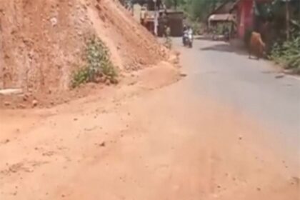 Tragedy lurks at Khandepar as land filling risks commuters’ safety