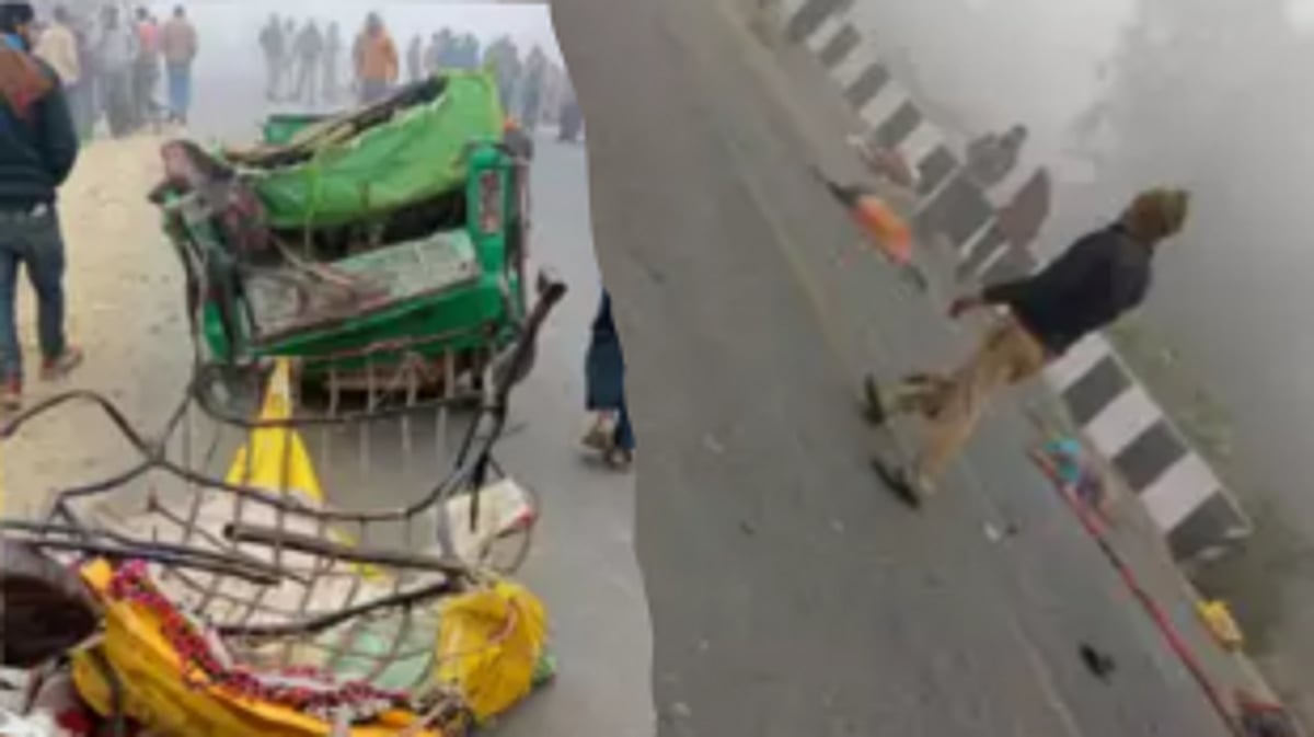 Tragic Collision Claims Twelve Lives on Bareilly Farrukhabad Road, UP.