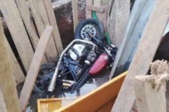 Tragic Loss as Royal Enfield Rider Succumbs to Mishap in Open Dug Pit