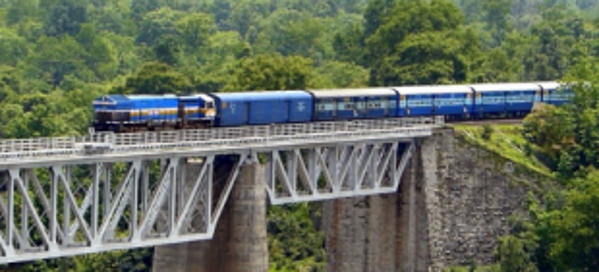 Train runs over lady