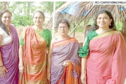 Training young minds in Kunbi fabric weaving