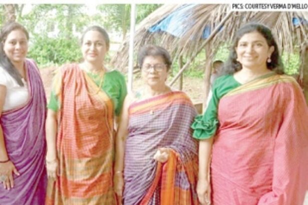 Training young minds in Kunbi fabric weaving