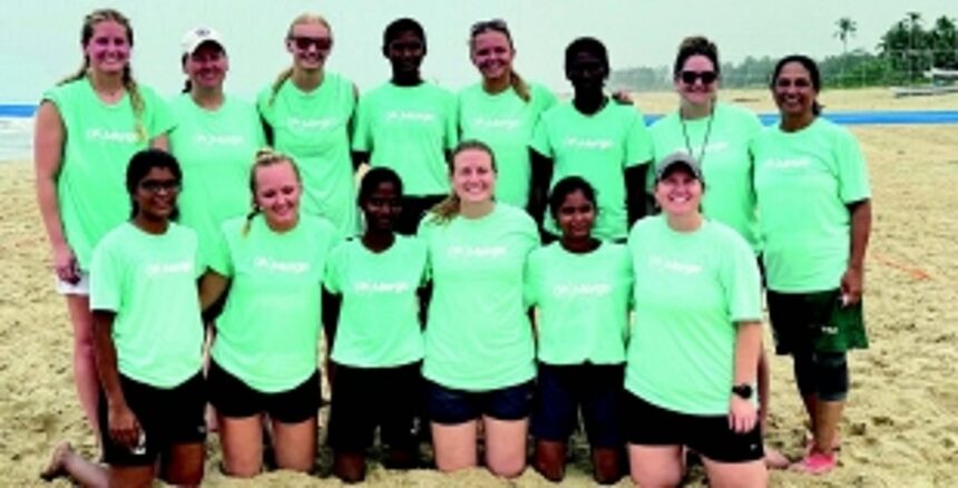 Transformative beach volleyball camp held at Colva beach