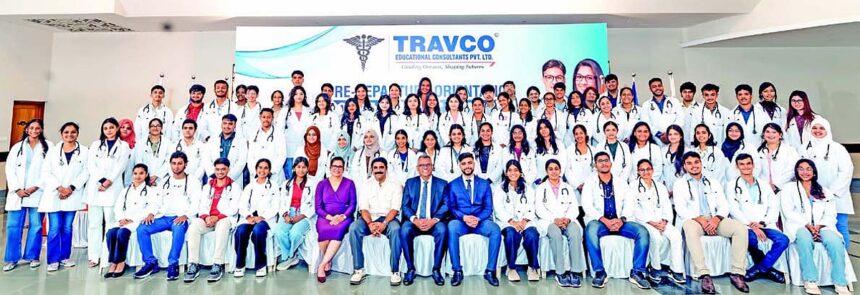 Travco Education empowers over 100 Goan students to pursue MBBS degree in Georgia 1 Travco Education empowers over 100 Goan
students to pursue MBBS degree in Georgia