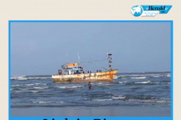 Trawler gets stuck in sand bed at Miramar; all fishermen rescued safely