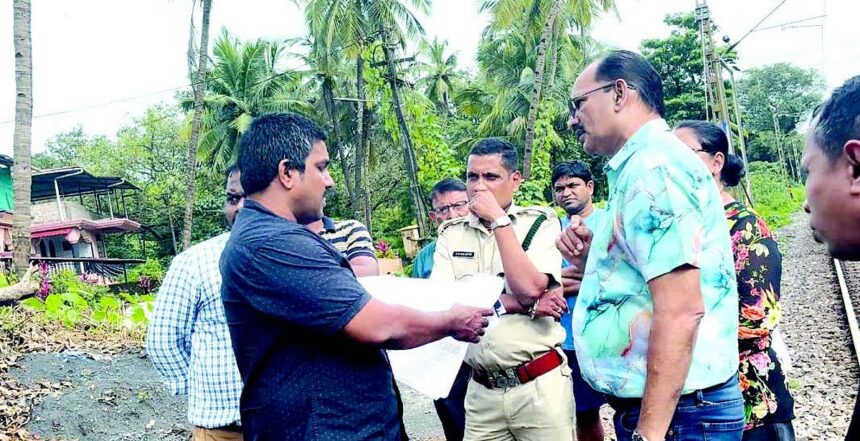 Tree-felling sparks probe: Forest Dept inspects damage at Pale 1 Tree-felling sparks probe: Forest Dept inspects damage at Pale