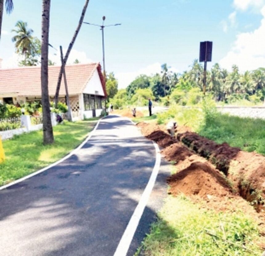 Trench digging for double tracking returns to haunt Arossim