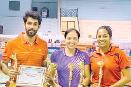 Triple crown for Goa's Sandhya