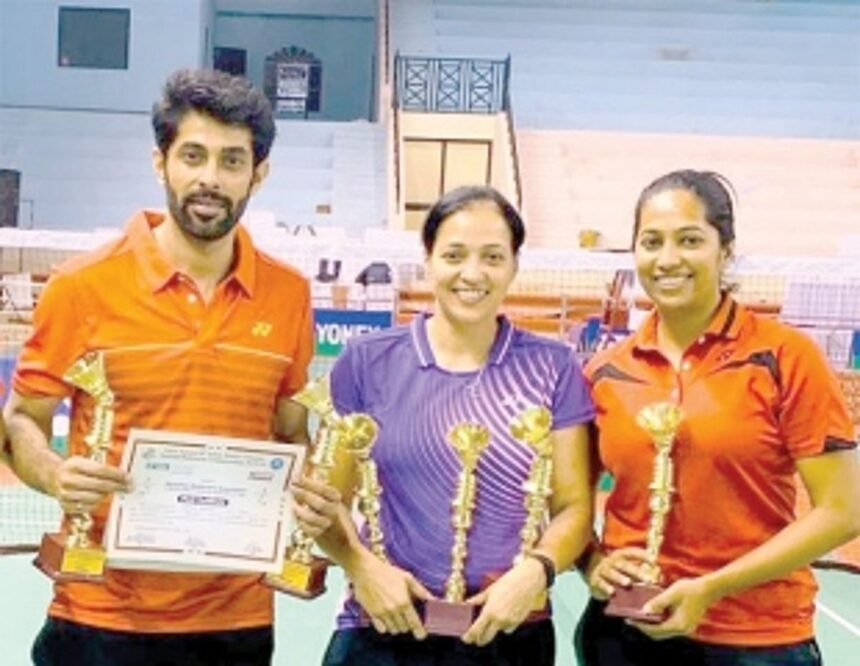 Triple crown for Goa's Sandhya