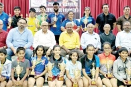Trisha, Anshuman win double; Sanmay, Mallika triumph