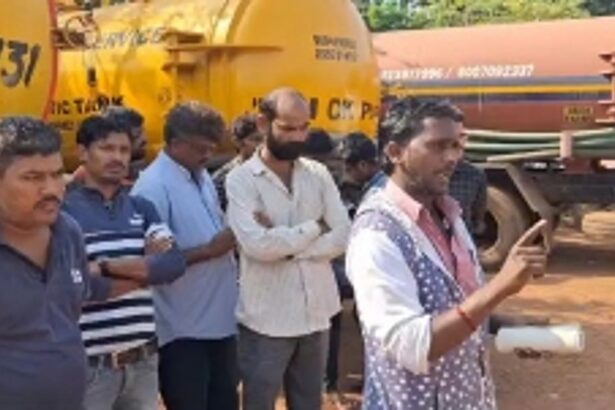 Truck Drivers Rally at Bambolim, Urging Government Action on Compensation, Vehicle Cameras, and Non-Violence in Accidents