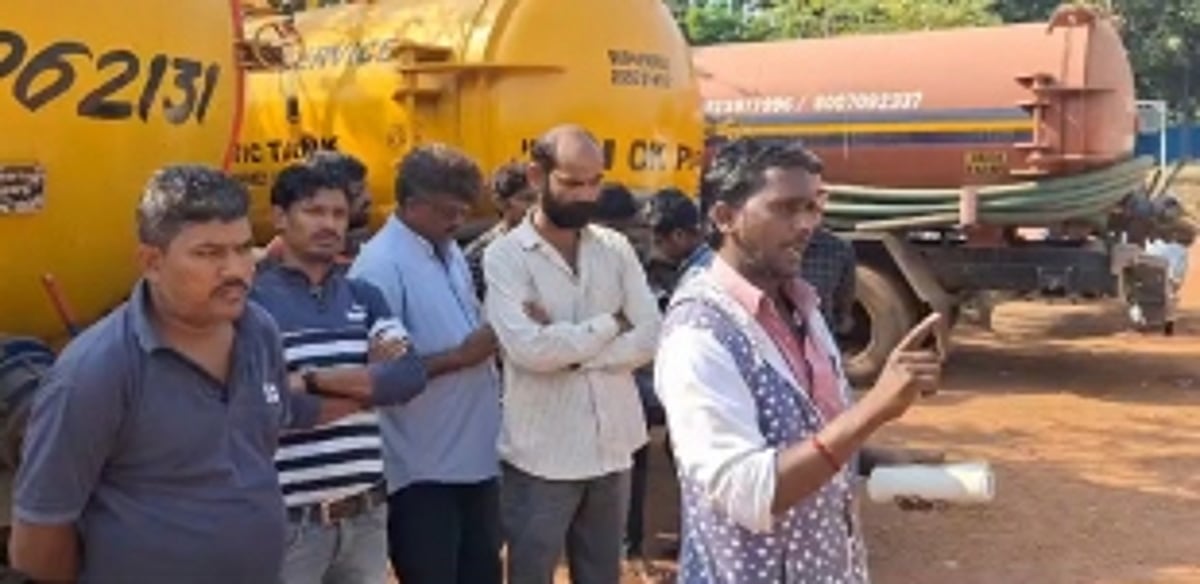 Truck Drivers Rally at Bambolim, Urging Government Action on Compensation, Vehicle Cameras, and Non-Violence in Accidents