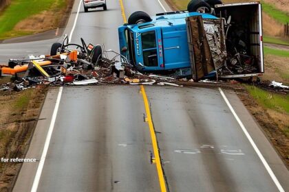 Truck Overturns in Manaswada, Kundaim; Locals Renew Road Safety Demands
