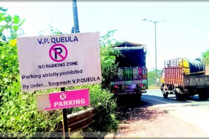 Truckers Defy Parking Restrictions, Continue to Block Dhavalim-Farmagudi Bypass