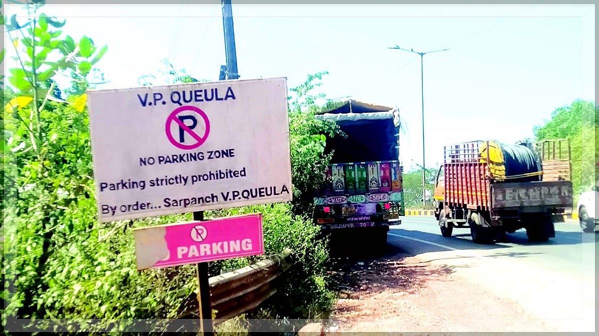 Truckers Defy Parking Restrictions, Continue to Block Dhavalim-Farmagudi Bypass